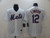 12 New York Mets Francisco Lindor White Line Jersey