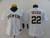 Milwaukee Brewers Christian Yelich #22 2020 Mlb White Jersey