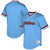 Men'S Philadelphia Phillies Mitchell & Ness Light Blue Cooperstown Collection Mesh Wordmark V-Neck Baseball Jersey Mlb Baseball Jersey923