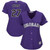 Trevor Story Colorado Rockies Majestic Alternate Official Cool Base Player  Jersey Purple 2019