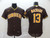 San Diego Padres Manny Machado #13 Mlb 2020 Brown Jersey