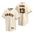 Mens San Francisco Giants #13 Omar Vizquel Retired Player Jersey Gift For Giants Fans