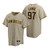 Mens San Diego Padres #97 Justin Large 2020 Alternate Sand Brown Jersey Gift For Padres Fans