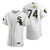 Chicago White Sox #74 Eloy Jimenez Mlb Golden Edition White Jersey Gift For White Sox Fans