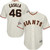 Santiago Casilla San Francisco Giants Majestic World Series Champions Cool Base Jersey Cream 2019