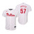 Philadelphia Phillies #57 Chase Anderson 2020 White Jersey Gift For Phillies Fans