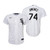 Chicago White Sox #74 Eloy Jimenez Collection 2020 Alternate White Jersey Gift For Sox Fans