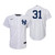 New York Yankees #31 Aaron Hicks Collection White Jersey Gift For Yankees Fans