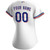 Texas Rangers Nike Replica Replica Women's Home Replica Custom Jersey - White