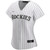 Colorado Rockies 2020 Mlb Personalized Custom White Stripe Lines Womens Custom Jersey