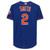 Dominic Smith New York Mets Fanatics  Autographed Blue Nike Replica Replica  Jersey