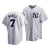 MenS New York Yankees Mickey Mantle #7 Cooperstown Collection White Home Jersey