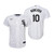 Chicago White Sox #10 Yoan Moncada Collection 2020 Alternate White Jersey Gift For Sox Fans