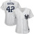 New York Yankees Mariano Rivera Majestic Womens 2021 Hall Of Fame Cool Base Player Jersey Jersey White/Navy 2021