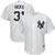 Aaron Hicks New York Yankees Majestic Home Cool Base Player Jersey White 2019