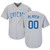 Chicago Cubs Majestic Road Cool Base Custom Jersey Gray 2019