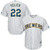 Christian Yelich Milwaukee Brewers Majestic Alternate Official Cool Base Player Jersey White/Royal 2019