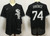 Chicago White Sox Eloy Jimï¿½nez #74 2020 MLB Black Jersey