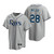 Mens Tampa Bay Rays #28 Francisco Mejia Road Gray Jersey Gift For Rays Fans