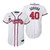 Atlanta Braves #40 Mike Soroka 2020 Home White Jersey Gift For Braves Fans