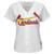 WomenS Majestic White St. Louis Cardinals Plus Size Cool Base Jersey