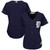 Detroit Tigers Majestic Womens Fashion Plus Size Cool Base Team Jersey Jersey Navy