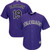Charlie Blackmon Colorado Rockies Majestic Alternate Official Cool Base Replica Player Purple 3D Jersey
