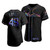 Men'S Miami Marlins Pablo Lopez #49 Iridescent Logo Holographic Limited Jersey Black