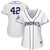 San Diego Padres Majestic Womens 2019 Jackie Robinson Day Official Cool Base Jersey White 2019