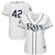 Tampa Bay Rays Majestic Womens 2019 Jackie Robinson Day Official Cool Base Jersey White 2019