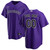 MenS Colorado Rockies Purple Alternate Custom Baseball Jersey Mlb Baseball Jersey233