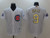 Chicago Cubs Javier Baez #9 White Stripes 2016 Cubs Championship Gold Edition Jersey
