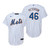 New York Mets #46 David Peterson 2020 Alternate White Jersey Gift For Mets Fans