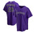 Nolan Arenado Colorado Rockies #28 Purple All Over Print Baseball Jersey for Fans