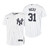 New York Yankees #31 Aaron Hicks Collection 2020 Alternate White Jersey Gift For Yankees Fans