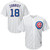Ben Zobrist Chicago Cubs Majestic Official Cool Base Player Jersey White 2019