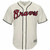 Freddie Freeman Atlanta Braves Majestic Official Cool Base Player Jersey - Cream