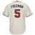 Freddie Freeman Atlanta Braves Majestic Official Cool Base Player Jersey - Cream