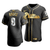 Men'S Philadelphia Phillies Jay Bruce #9 Golden Edition Black  Jersey