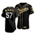 Men'S Baltimore Orioles Hanser Alberto #57 Golden Edition Black  Jersey