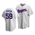 Men'S Texas Rangers Brett Martin #59 Cooperstown Collection White Home Jersey