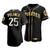 Men'S Pittsburgh Pirates Gregory Polanco #25 Golden Edition Black  Jersey