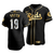 Men'S Cincinnati Reds Joey Votto #19 Golden Edition Black  Jersey