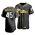 Men'S Philadelphia Phillies Zack Wheeler #45 Golden Edition Black  Jersey