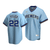 Men'S Milwaukee Brewers Christian Yelich #22 Cooperstown Collection Powder Blue Road Jersey