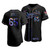 Kansas City Royals Jakob Junis #65 Iridescent Logo Holographic Limited Jersey Black
