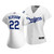 Dodgers Clayton Kershaw #22 2020 World Series Champions White Home Women'S Replica Jersey