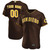Men'S San Diego Padres Brown Road Official Custom Baseball Jersey Mlb Baseball Jersey138