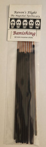 Banishing 7" Incense Sticks