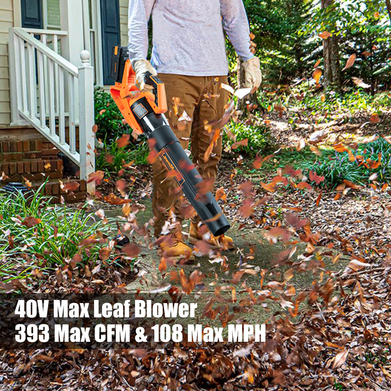 40V Cordless Leaf Blower LawnMaster